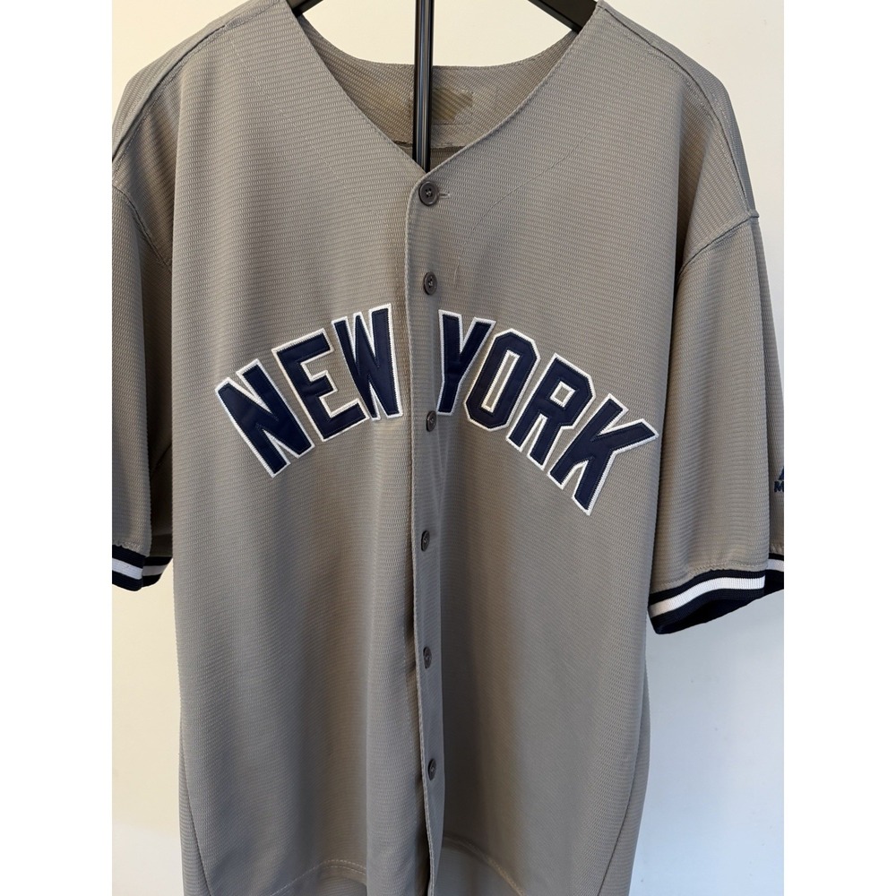 Nike New York Yankees Aaron Judge #99 Gray Baseball Jersey Men's